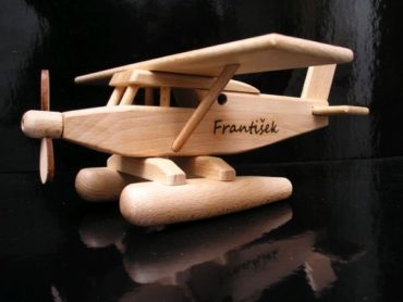 Wasserflugzeug - Holzflugzeug Holzspielzeug Geschenke für Piloten