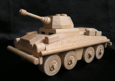 Transportertank Holzspielzeug militärische Geschenke für Fahrer