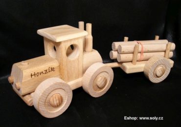 Hölzerner Spielzeugtraktor Holzgeschenke