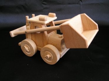 Bulldozer, Sandlader Holzspielzeug