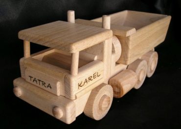 Tatra Holztransporter Holzspielzeug Geschenke für Fahrer