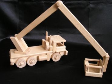 LKW-Plattformen, Hebebühnen Holzspielzeug Geschenke für Fahrer