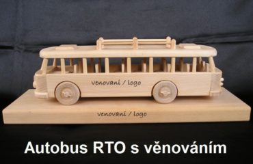 Holzspielzeug für Kinder und Geschenke für Fahrer, Bus.