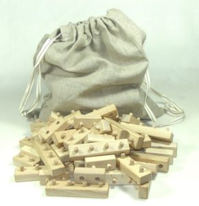 Faltwürfel aus Holz Holzspielzeug