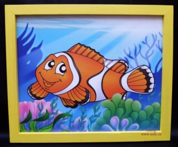 Seefisch, Fisch, kleiner Fisch im Meer Kinderbilder an der Wand
