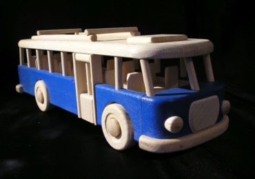 Bus RTO Spielzeug für Kinder, Holzgeschenk