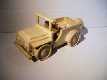 Jeep Offroad Auto aus Holz Holz Militärgeschenk