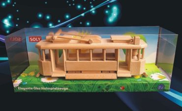 Straßenbahn Holzgeschenke für Fahrer, Ramvaj Holzspielzeug