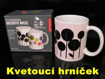 Selbstfärbende Tee- oder Kaffeetassen mit thermischem Blumenmotiv