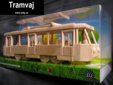 Moderne Straßenbahn hölzerne Firmengeschenke Holzspielzeug Modell