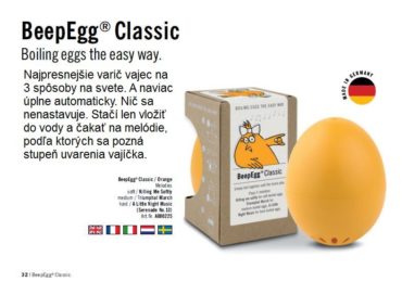 Küchentimer zum Kochen von Eiern musikalischer Eierkocher BeepEgg Classic