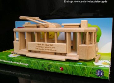 Straßenbahnen Holzgeschenke Spielzeug