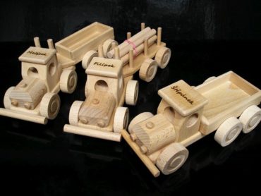 Kinder LKW Holzspielzeug Auto + LKW Holzspielzeug Geschenke für Fahrer