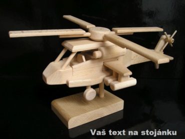 Militärhubschrauber, Holzgeschenk Holzgeschenke und Spielzeug