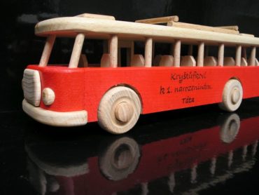 Holzbus, bus rot Geschenke für den Fahrer, Geschenke