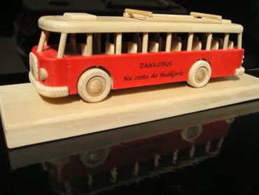 Bus Holzgeschenk, Spielzeugbus