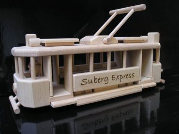 Holzspielzeug || Straßenbahnen Holzgeschenke für Fahrer