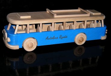 Kinder Bus Spielzeug blau