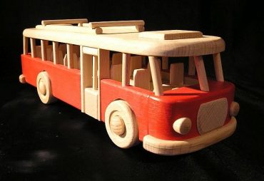 Kinder Bus, Rot, Spielzeug