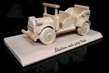 Rennwagen + Veteranenauto Holzspielzeug
