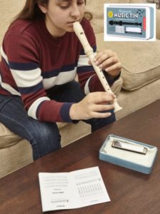 Musikinstrumente für Kinder Kinderpfeife und Blasakkordeon